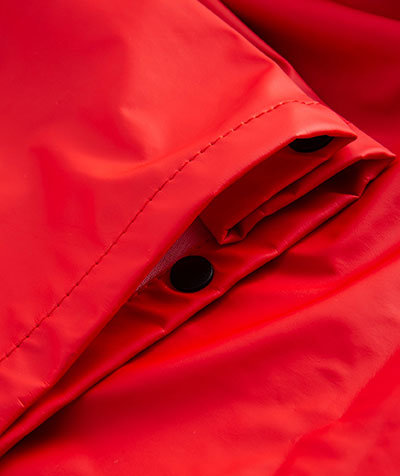 Lyngs&oslash;e PU rain trousers, Red, large image number 3