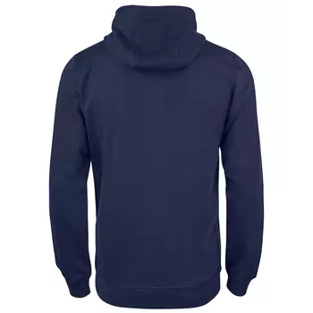 Clique Premium OC hoodie med blixtlås, Mörk Marinblå