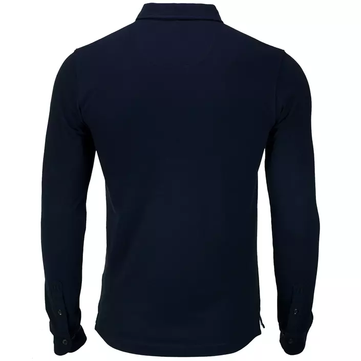 Nimbus Carlington langermet polo T-skjorte, Dark navy, large image number 1