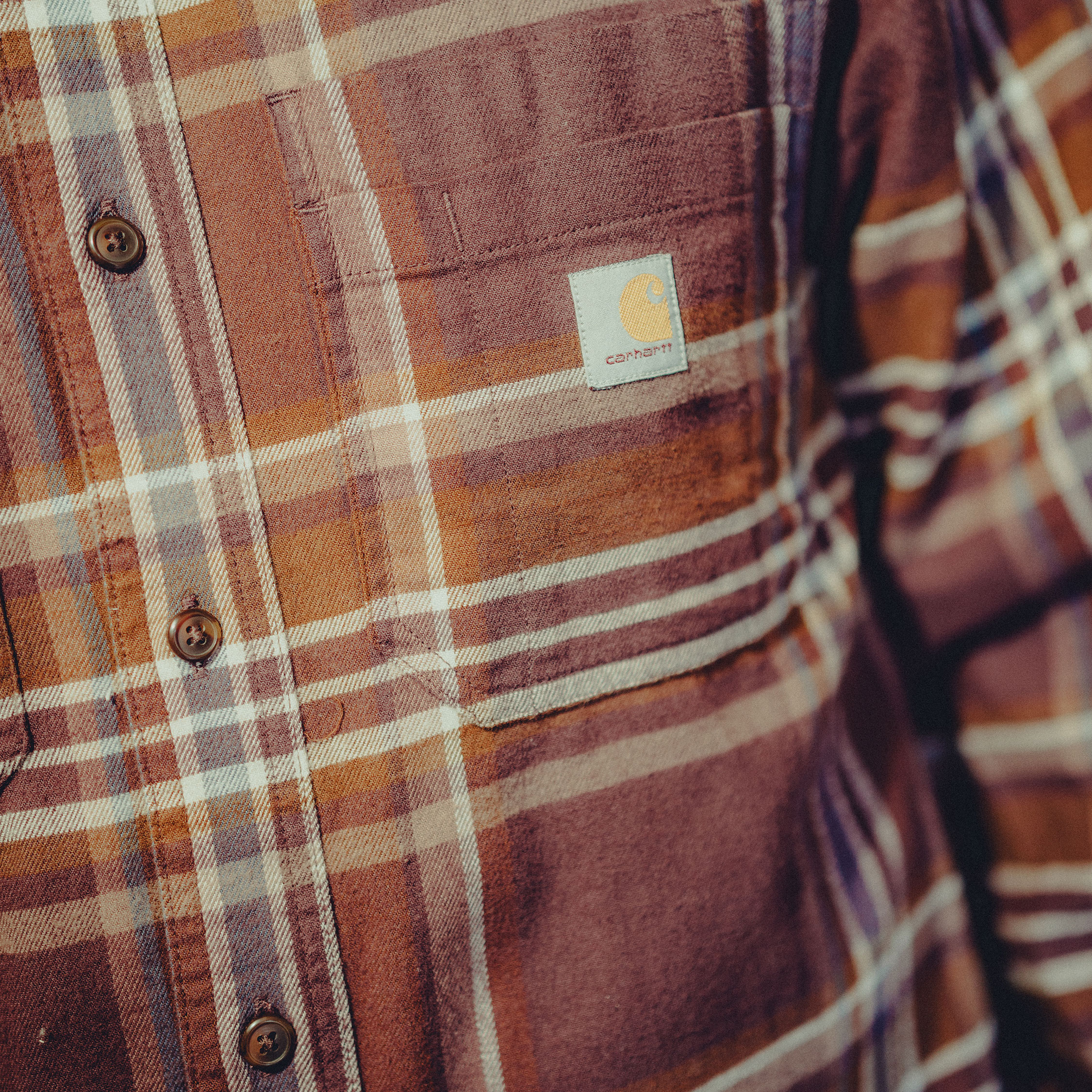 Carhartt Flanellhemd, Dark Sepia, large image number 5