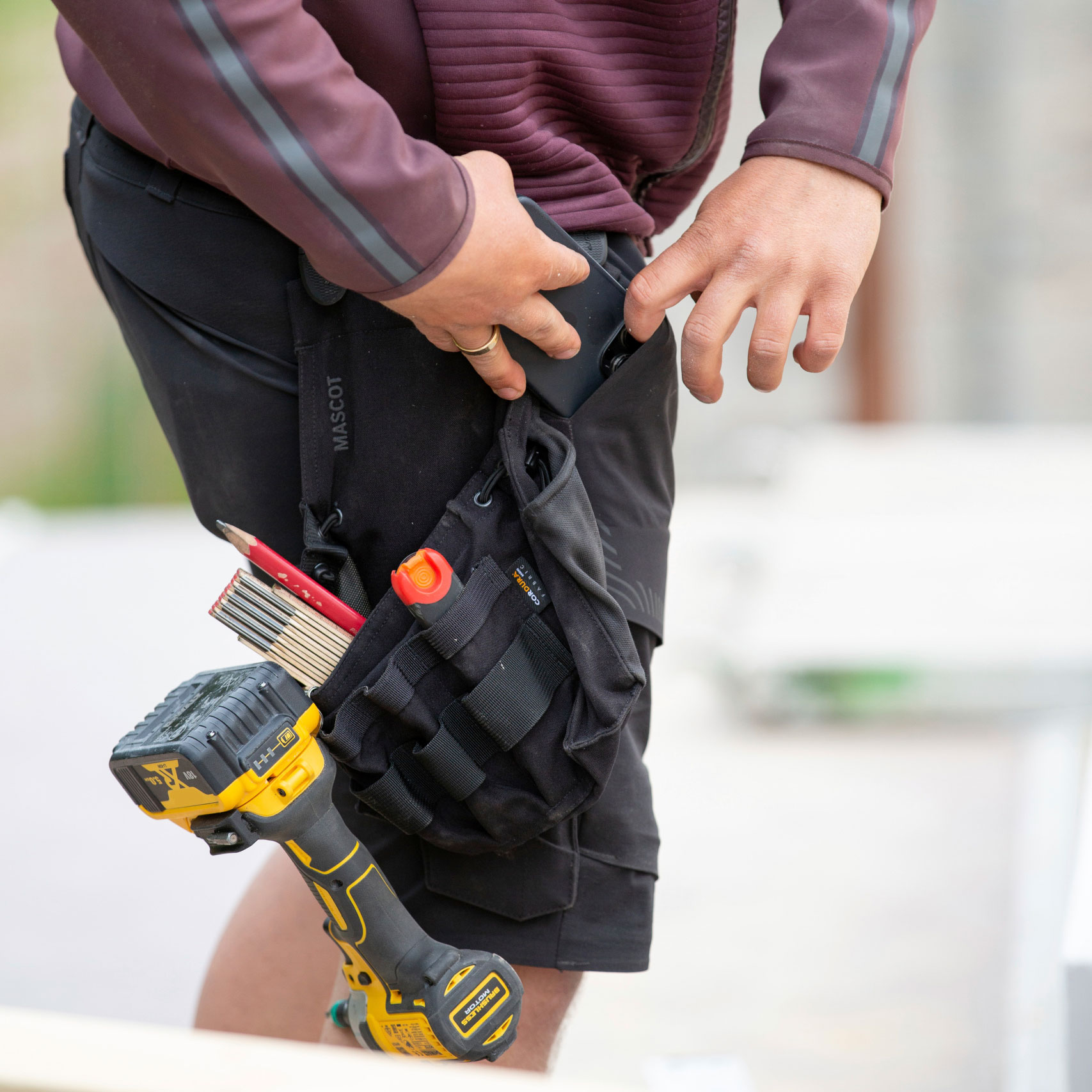 Mascot Customized l&ouml;st h&auml;ngande ficka