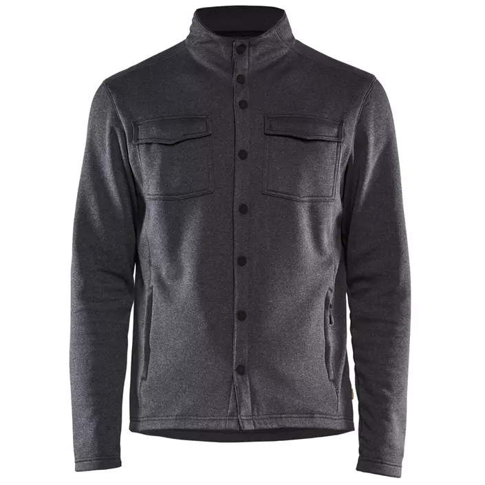 Blåkläder fleece shirt, Black mottled, large image number 0