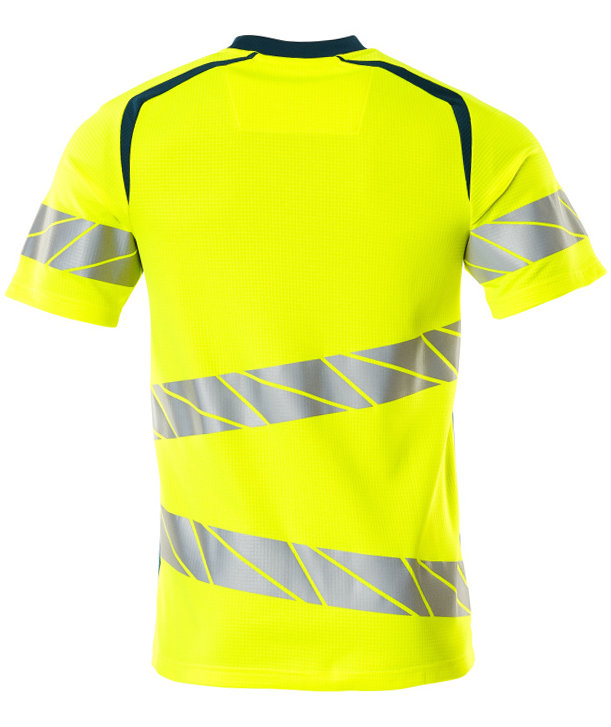 Mascot Accelerate Safe T-shirt, Hi-Vis Yellow/Dark Petroleum