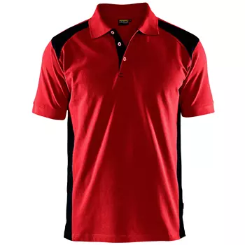 Blåkläder Polo T-shirt, Rød/Sort