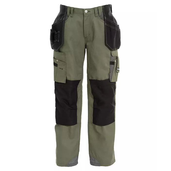 Tranemo T-More craftsmens trousers, Olive Green, large image number 0