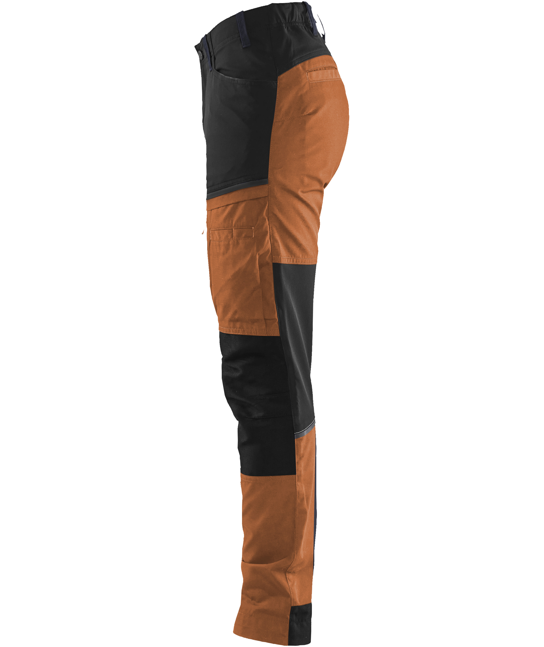 Bl&aring;kl&auml;der women's work trousers, Rust/black, large image number 4