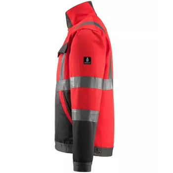 Mascot Safe Light Forster work jacket, Hi-vis red/Dark anthracite
