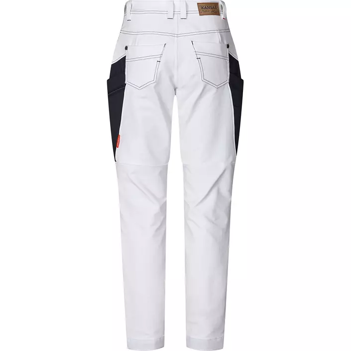 Kansas Crafted women's work trousers full stretch, White/Marine, large image number 1