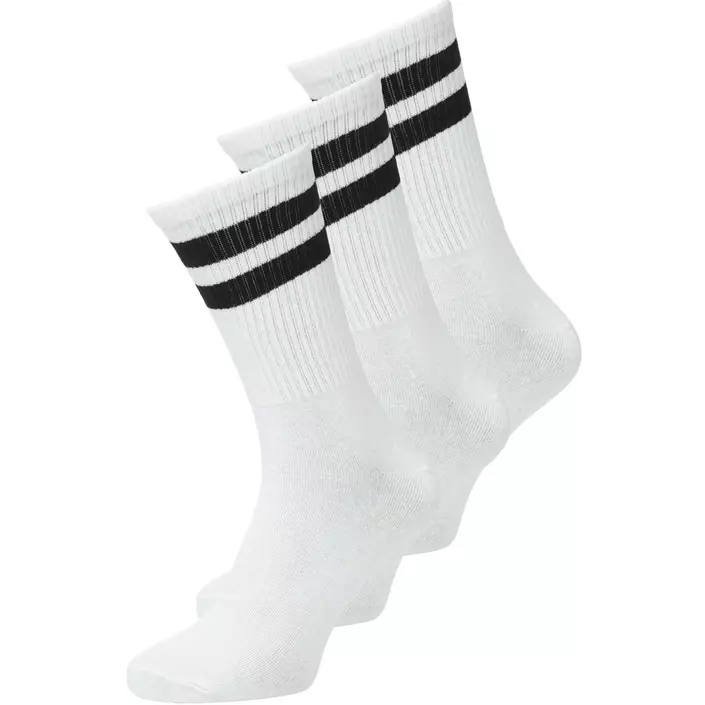 Jack & Jones JACTRAVIS 3-pack tennis socks, White, White, large image number 0