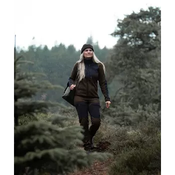 Northern Hunting Eija women's knitted fleece jacket, Green