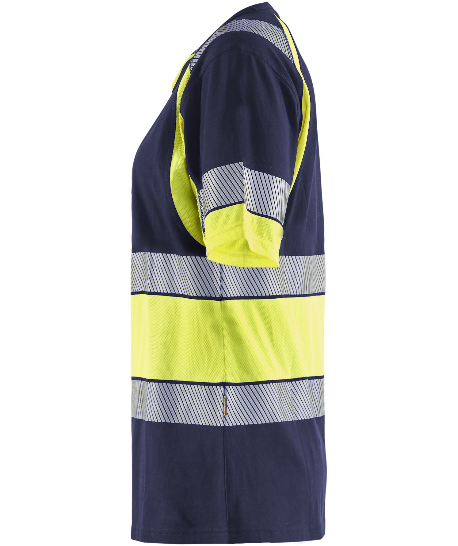 Bl&aring;kl&auml;der women's T-shirt, Marine/Hi-Vis yellow, large image number 4