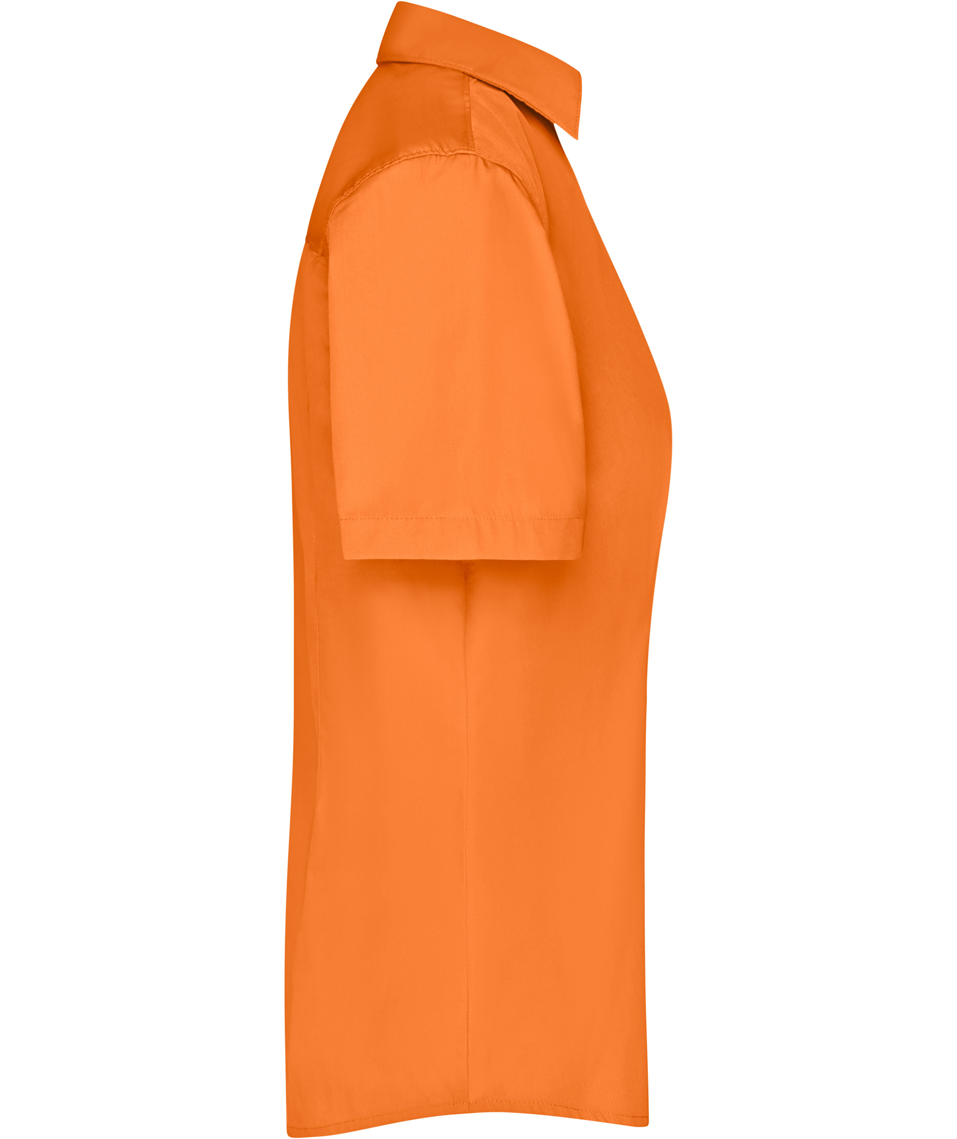 James & Nicholson women's short-sleeved Modern fit shirt, Orange, large image number 2
