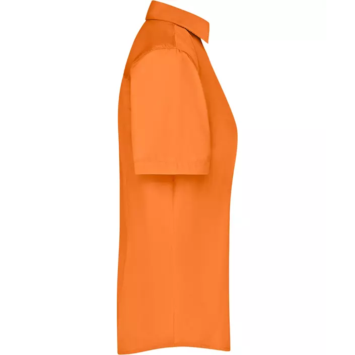 James & Nicholson kurzärmeliges Modern fit Damenhemd, Orange, large image number 2