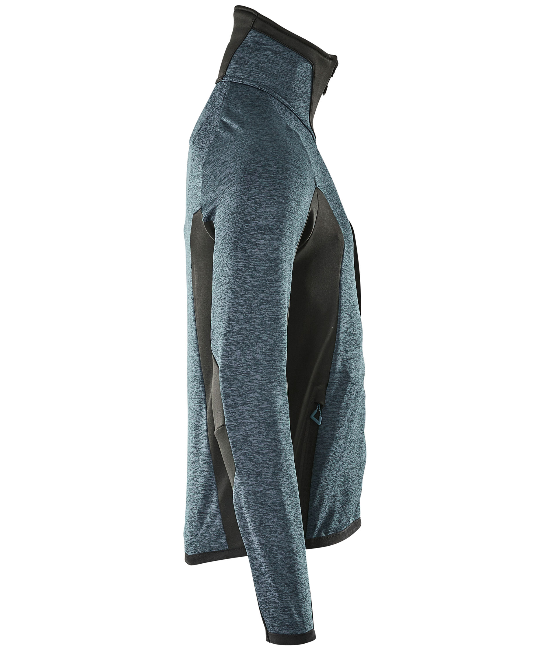 Mascot Advanced fleece sweater with zip, Dark Petrolium/Black, large image number 2