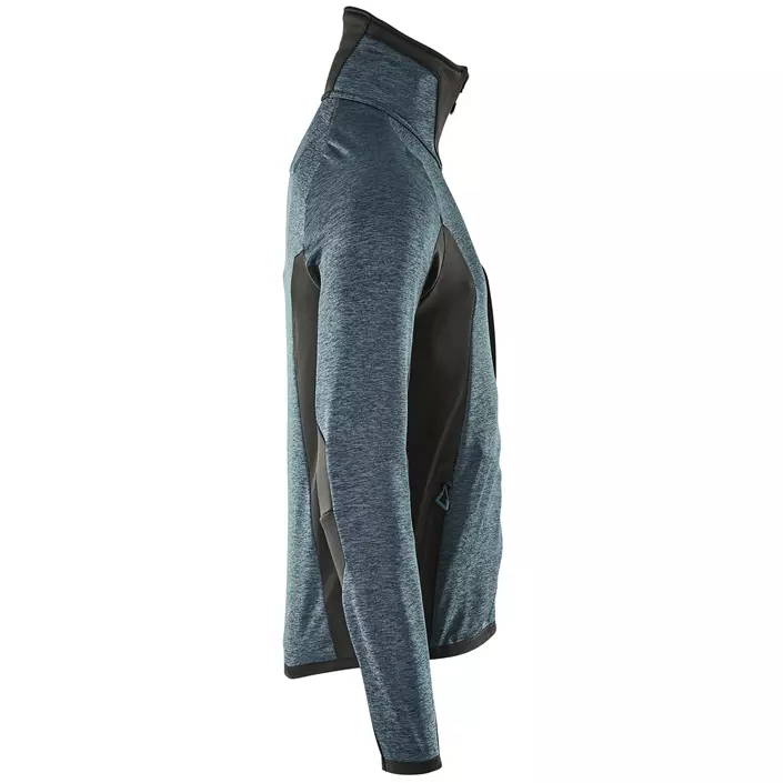 Mascot Advanced fleece sweater with zip, Dark Petrolium/Black, large image number 2