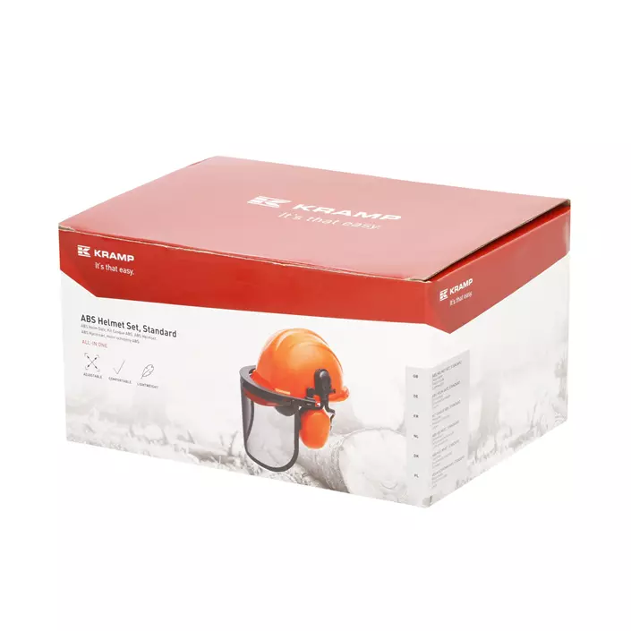 Kramp Standard forest helmet package, Orange, Orange, large image number 2
