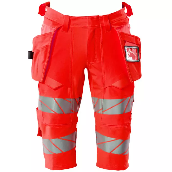 Mascot Accelerate Safe craftsman shorts Full stretch, Hi-Vis Red, large image number 0
