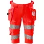 Mascot Accelerate Safe craftsman shorts Full stretch, Hi-Vis Red