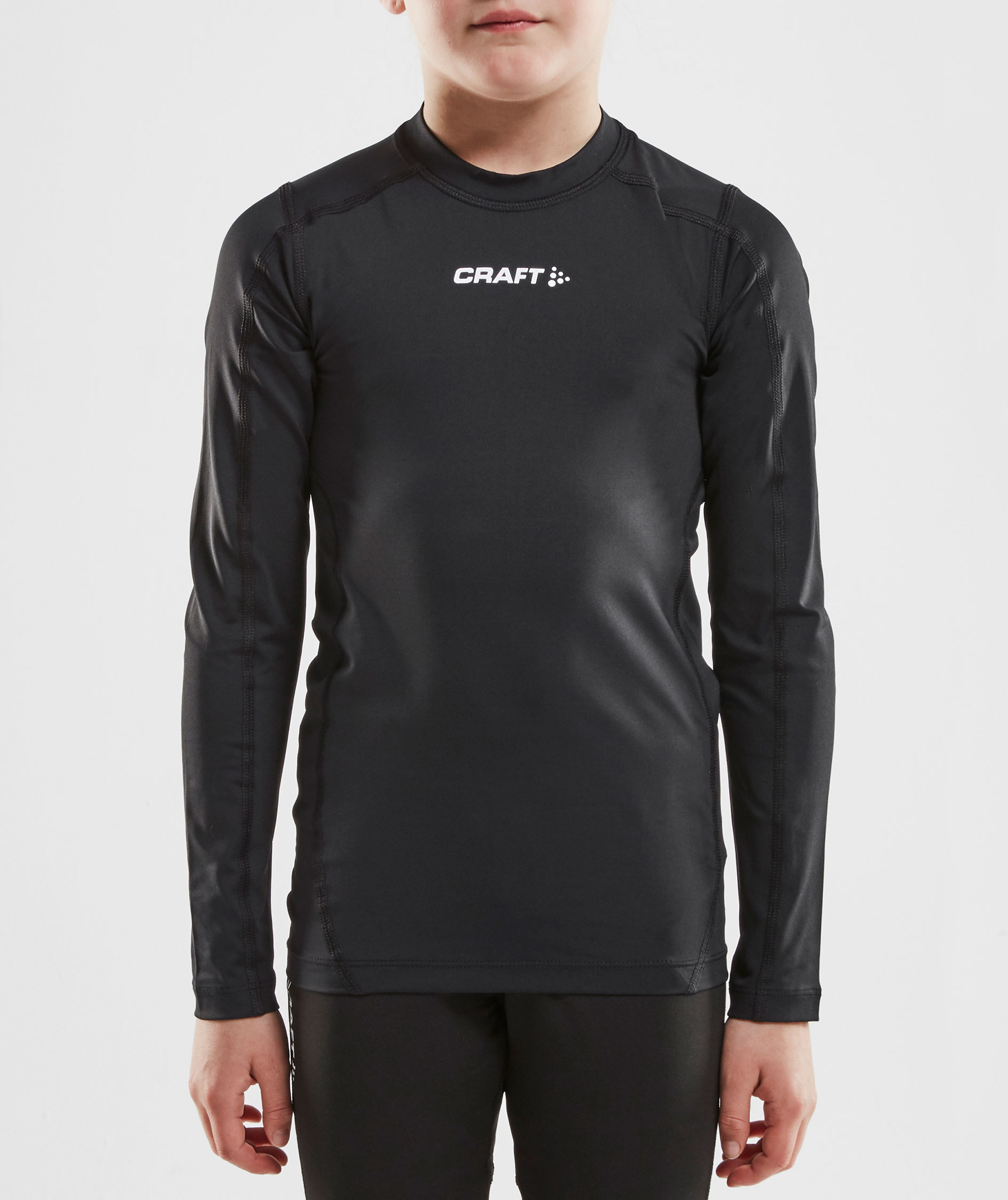 Craft Pro Control Compression long-sleeved T-shirt for kids, Black, large image number 3
