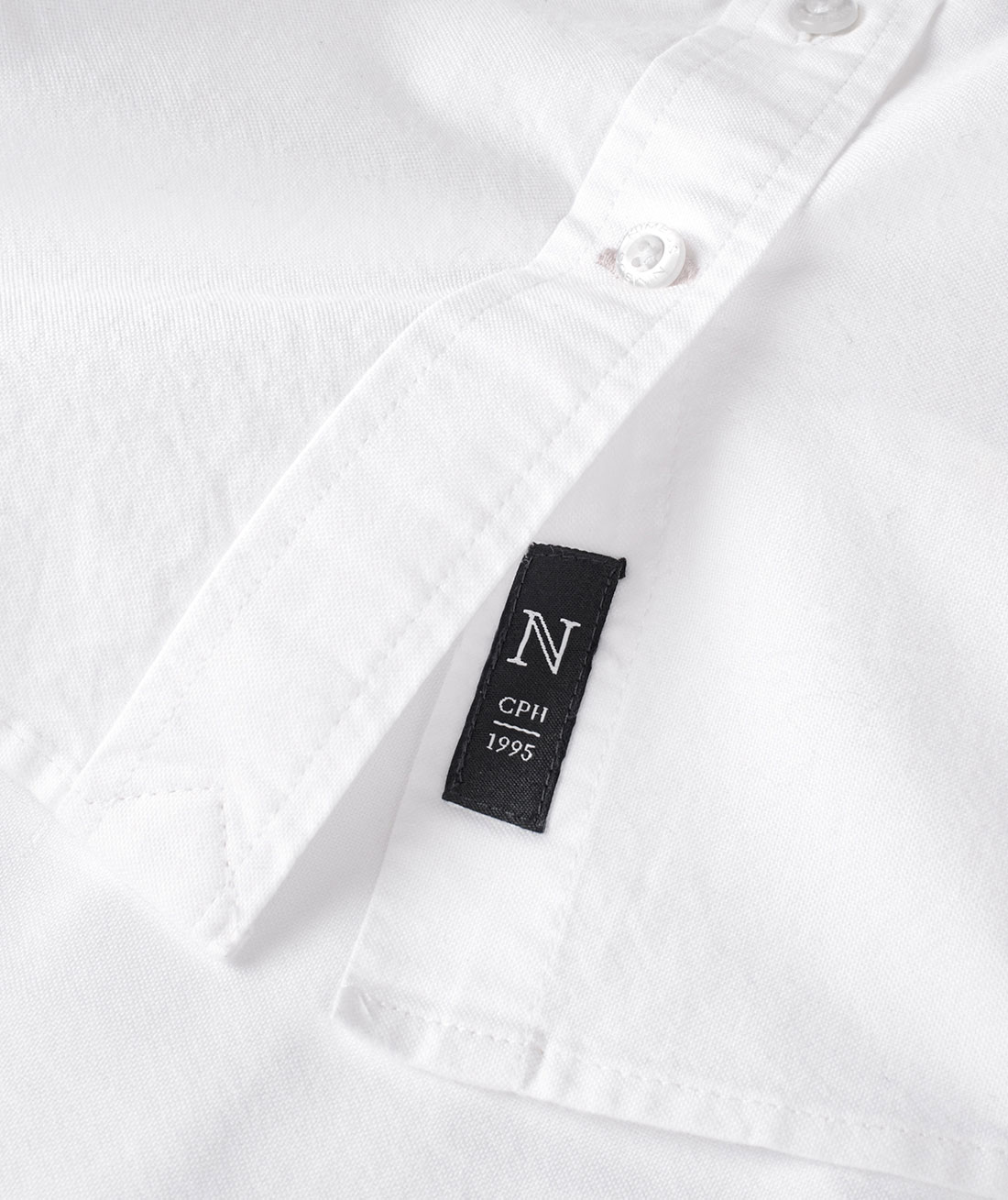 Nimbus Rochester Slim Fit Oxford shirt, White, large image number 5