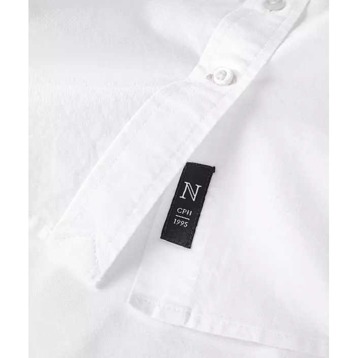 Nimbus Rochester Slim Fit Oxford skjorta, Vit, large image number 5