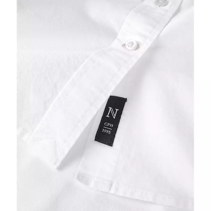 Nimbus Rochester Slim Fit Oxford skjorte, Hvit, large image number 5
