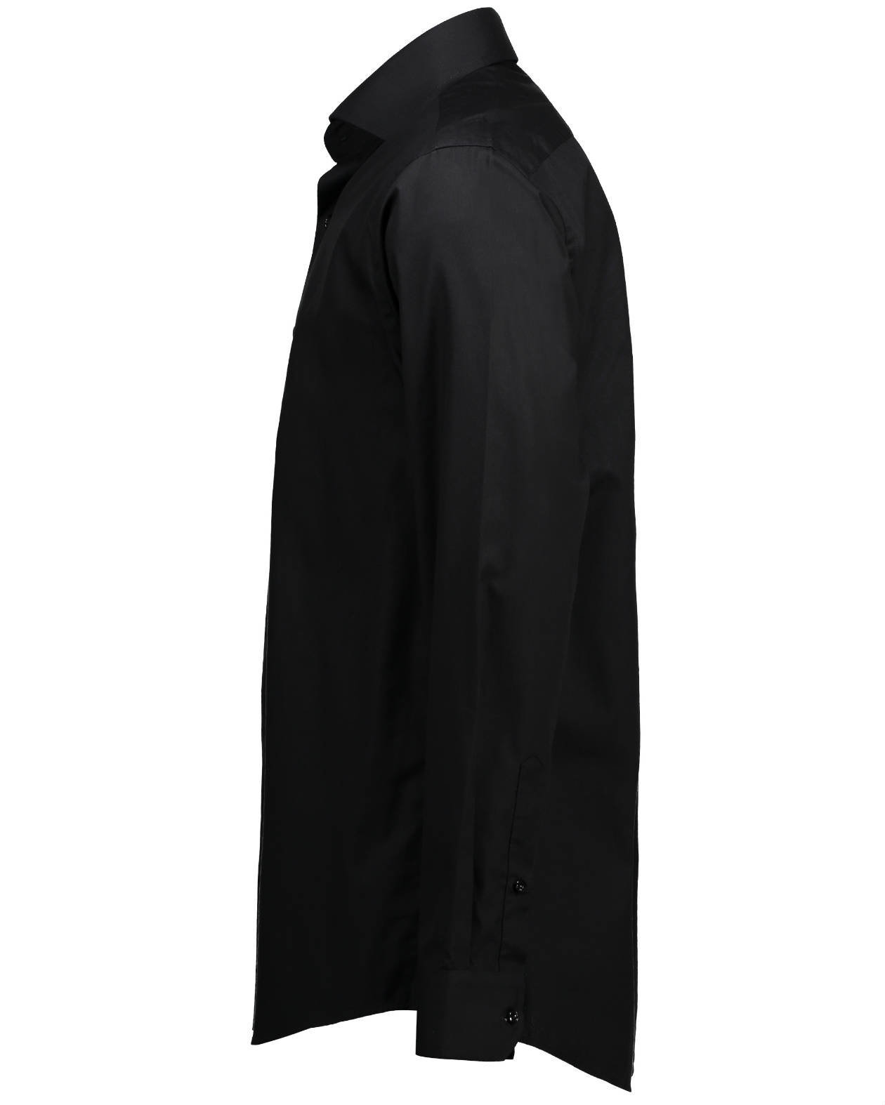 Seven Seas modern fit Fine Twill Hemd, Schwarz, large image number 3