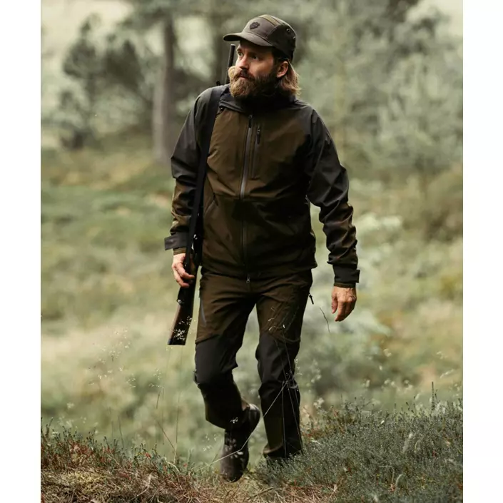 Northern Hunting Fjell Toki shell jacket, Dark brown/brown, large image number 1