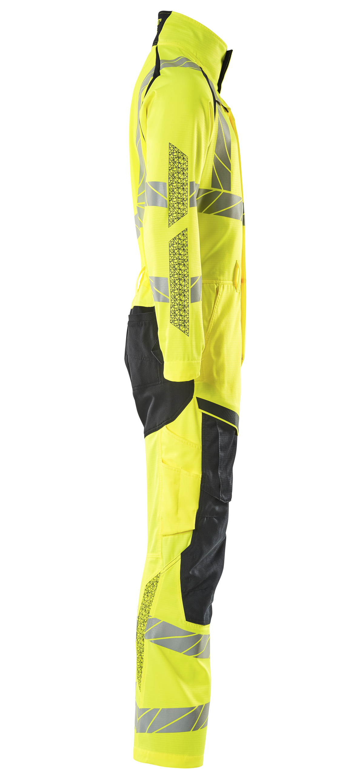 Mascot Accelerate Safe kedeldragt, Hi-Vis Gul/M&oslash;rk Marine, large image number 3