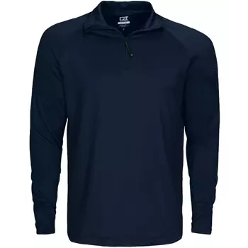 Cutter & Buck Coos Bay halfzip sweatshirt, Mörk marinblå