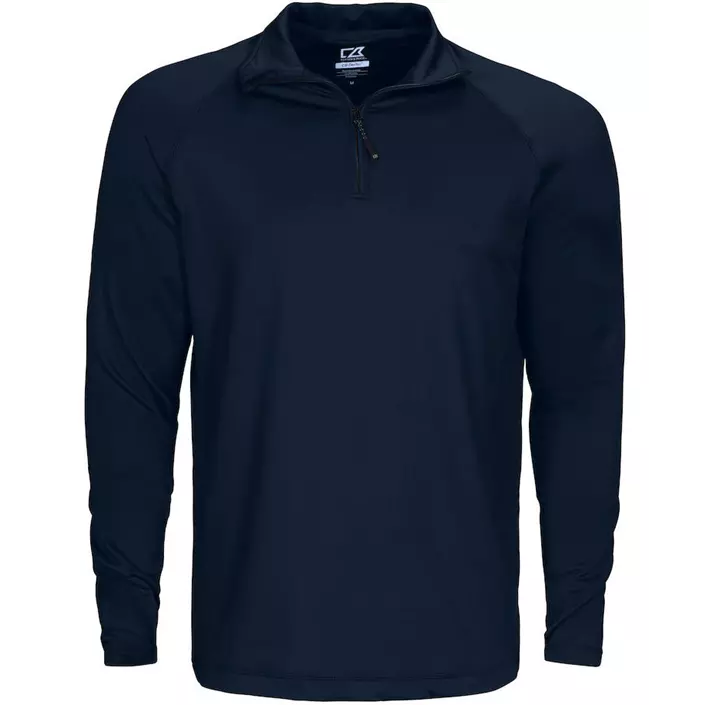 Cutter & Buck Coos Bay halfzip sweatshirt, Mörk marinblå, large image number 0
