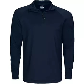 Cutter & Buck Coos Bay halfzip sweatshirt, Mörk marinblå