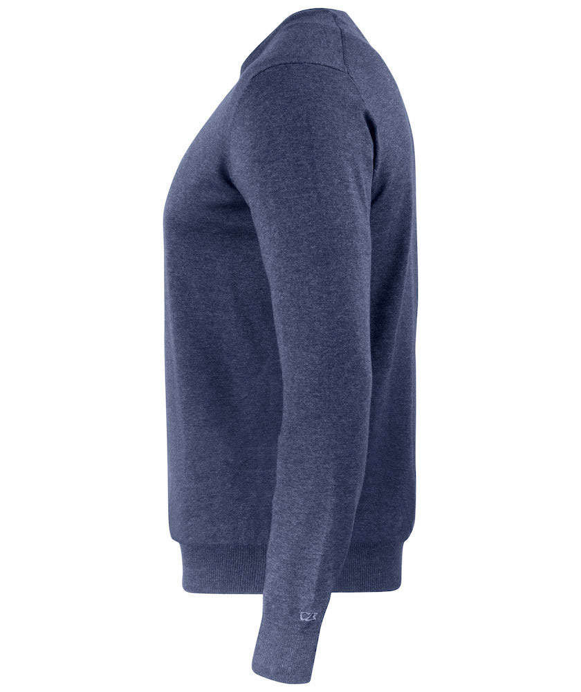 Cutter & Buck Oakville Crewneck, Navy melange, large image number 3