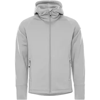 Fristads Cobalt Polartec® hoodie with zipper, Grey Melange