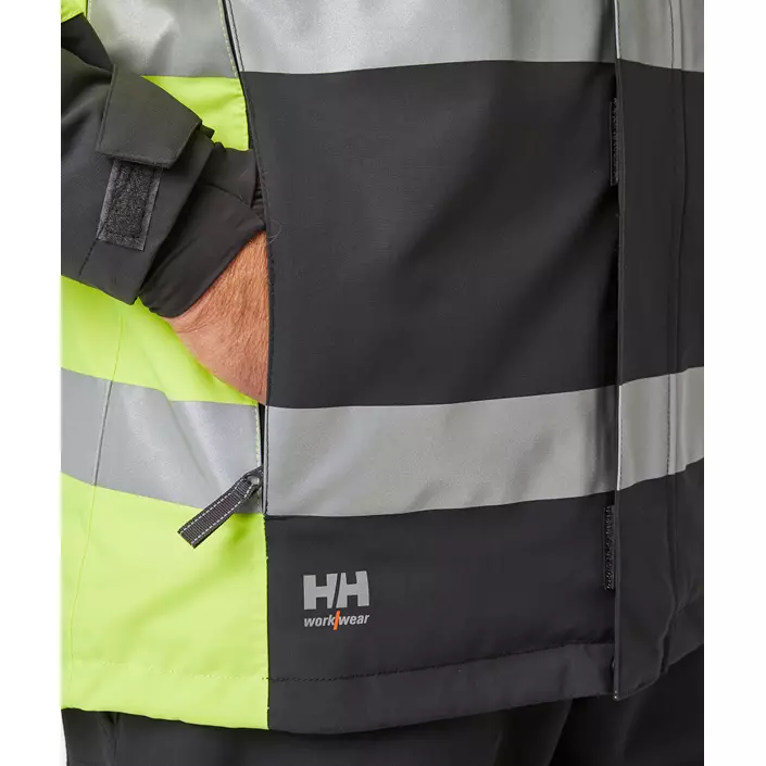 Helly Hansen Alna 2.0 winter jacket, Hi-vis yellow/charcoal, large image number 6