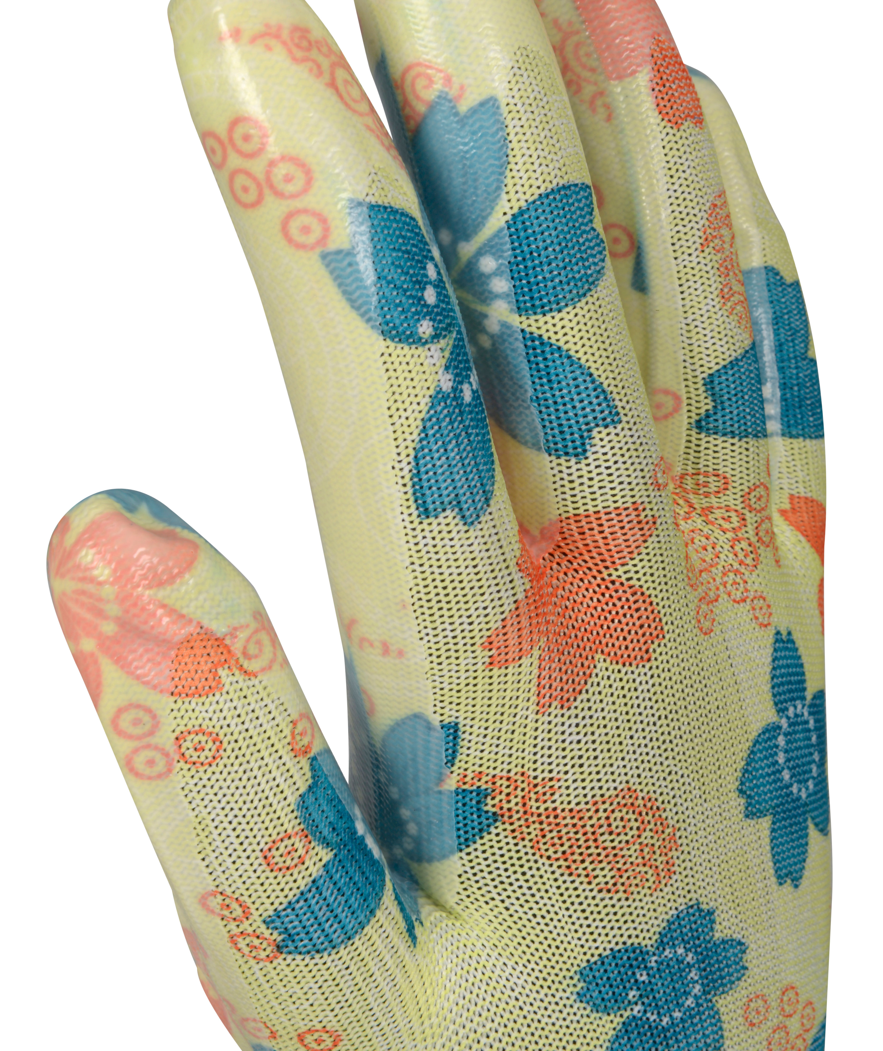 OX-ON Garden Basic 5005 arbejdshandsker, Gr&oslash;n/Bl&aring;, large image number 3