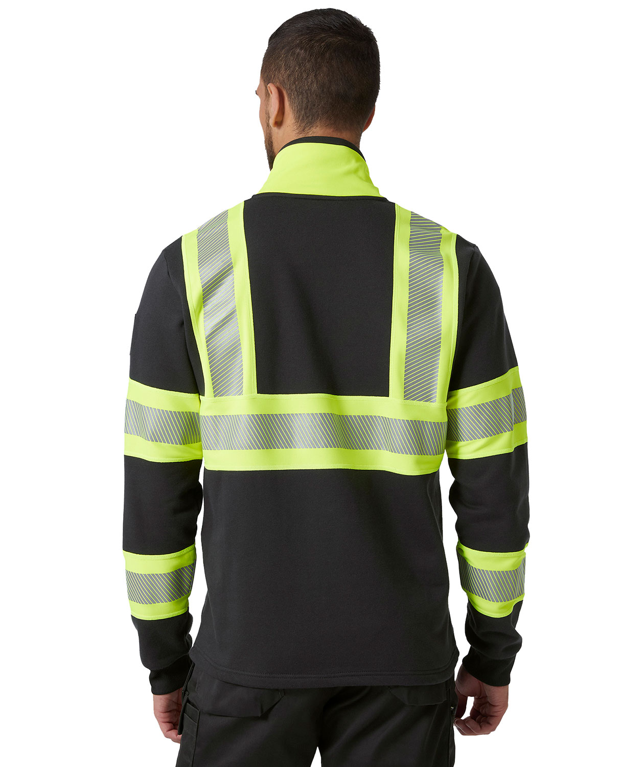 Helly Hansen ICU Cardigan, Ebony/Hi-Vis Gelb, large image number 3