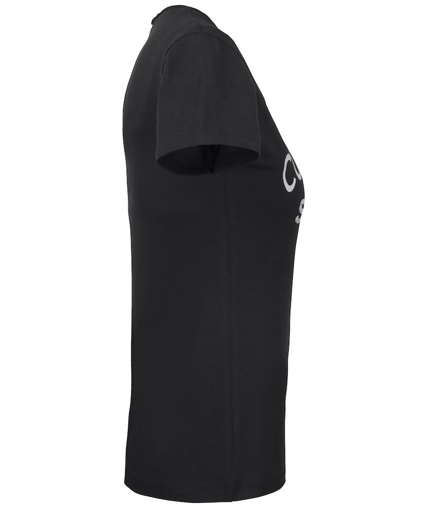 Cutter & Buck Pacific City women's T-shirt , Black print, large image number 2