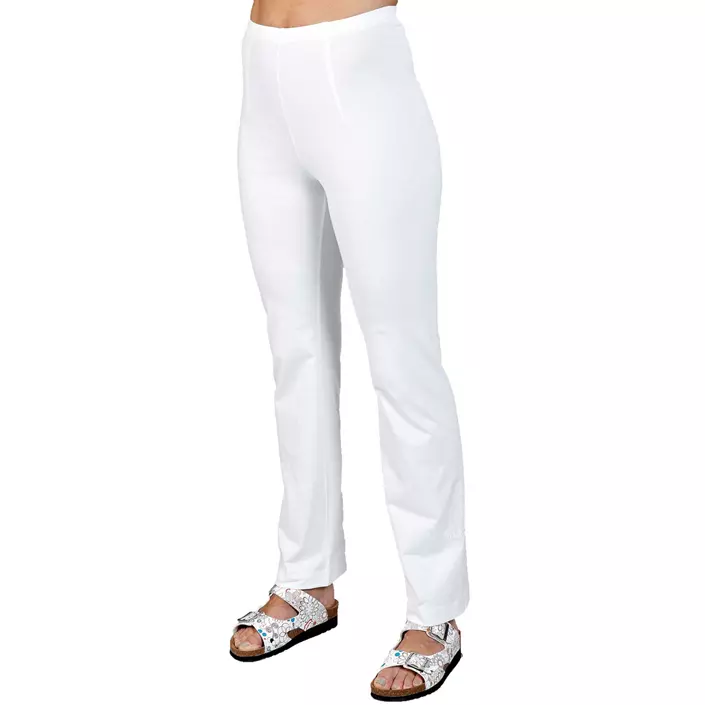 Smila Workwear Tyra dame leggings, Hvid, large image number 1