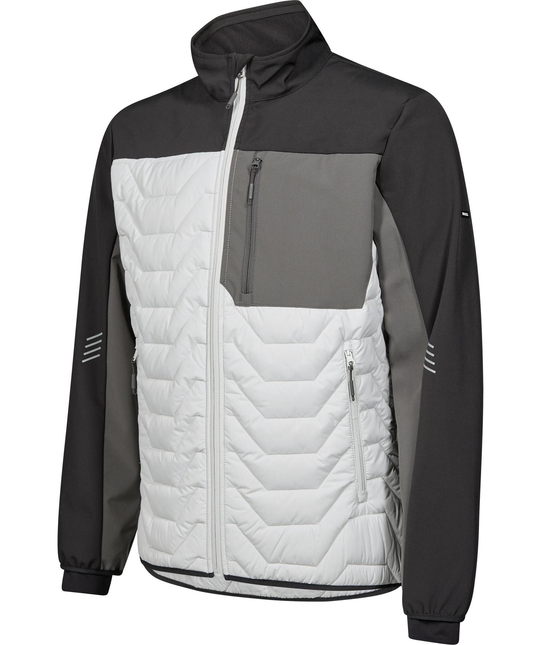 Engel Entire hybrid jacket, Bone White/Anthracite Grey, large image number 5