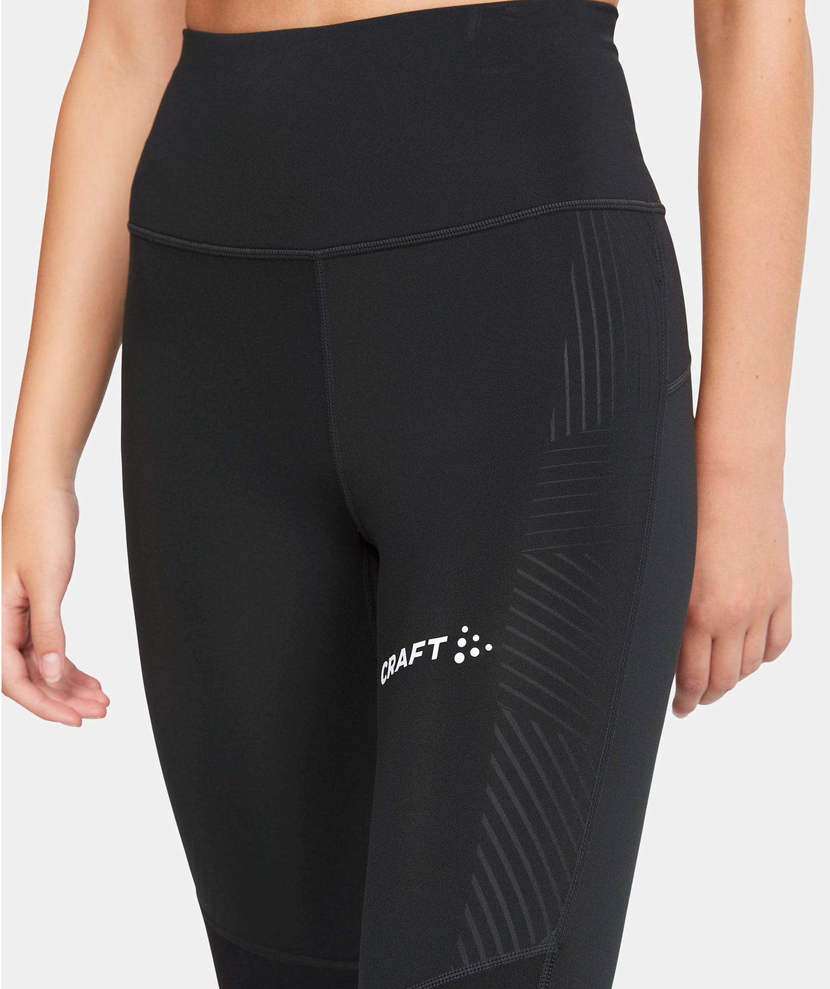 Craft Extend Force women's tights, Black, large image number 4