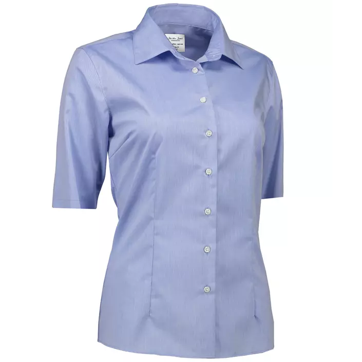 Seven Seas Fine Twill Kurzärmeliges Modern fit Damen Hemd, Hellblau, large image number 2