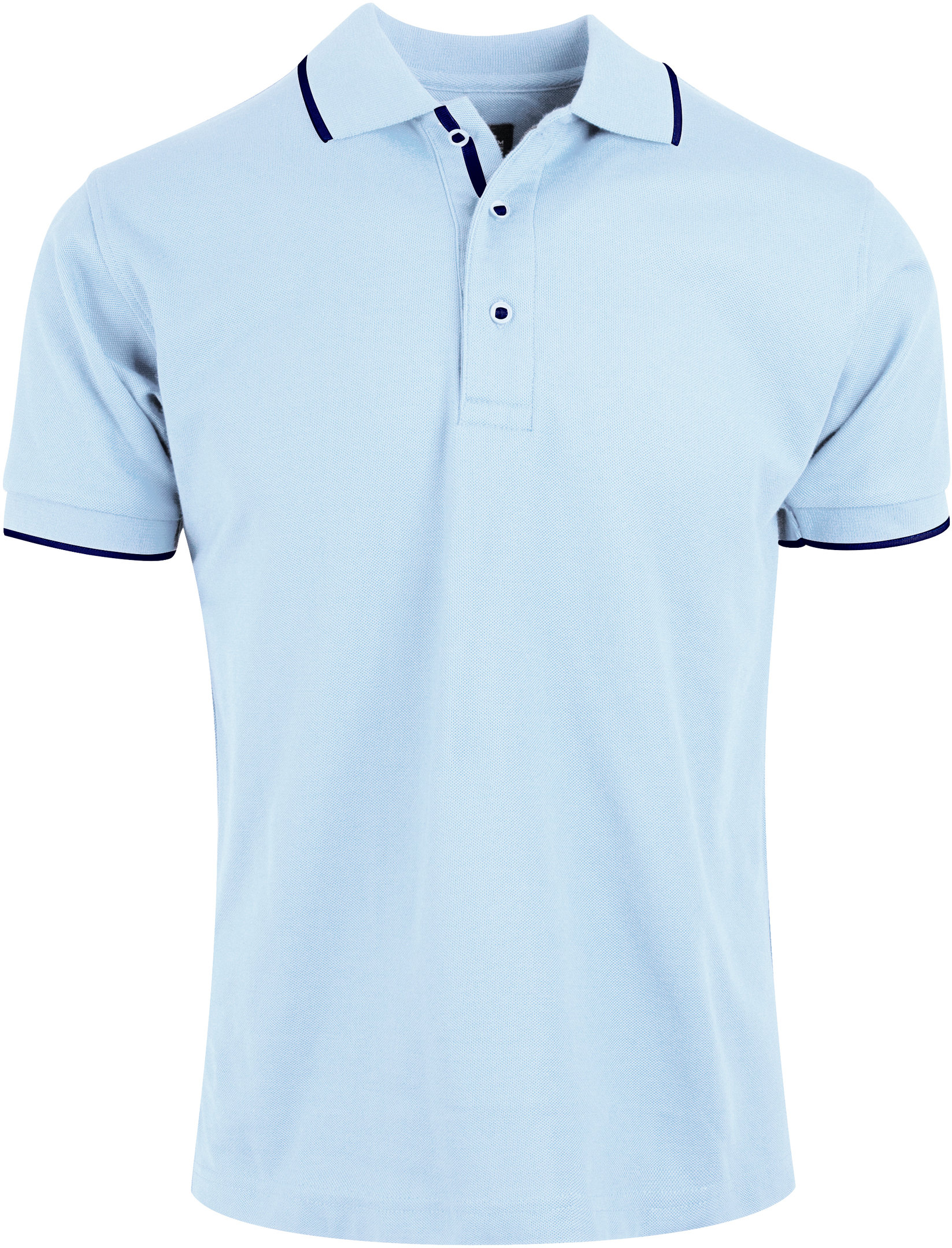 YOU Benidorm polo, Lys bl&aring;/marine, large image number 0