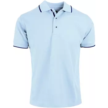 YOU Benidorm polo shirt, Light blue/marine