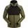 Snickers FlexiWork hættetrøje med lynlås 8405, Khaki Green/Black, Khaki Green/Black, swatch