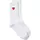Vero Moda VMMEL DETAIL Damen Tennisstrümpfe, Snow White Heart/Fiery Red, Snow White Heart/Fiery Red, swatch
