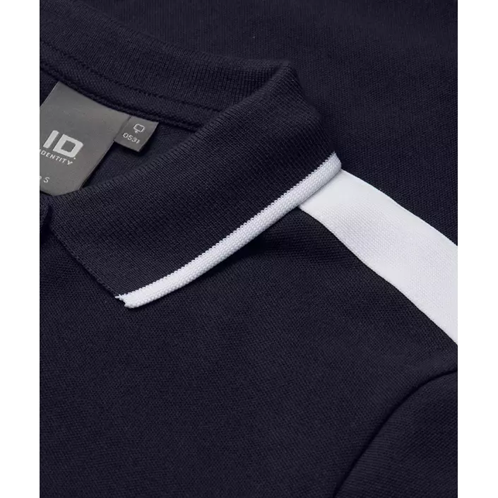 ID Damen Poloshirt, Navy, large image number 3