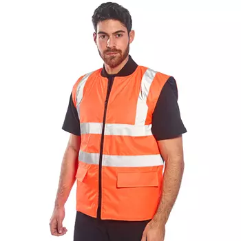 Portwest reversible vest, Hi-vis Orange