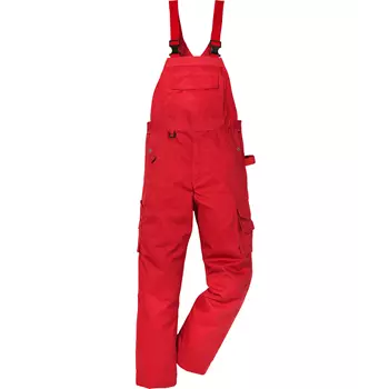 Kansas Icon One bib and brace trousers, Red