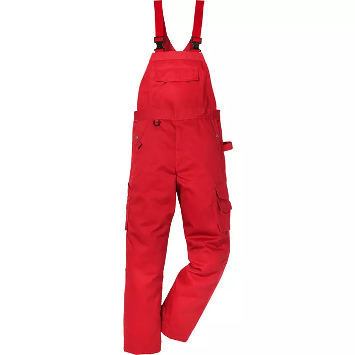 Kansas Icon One bib and brace trousers, Red, large image number 0